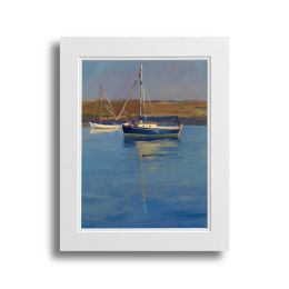 Early morning boats at Burnham Overy Staithe