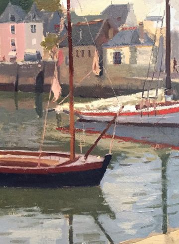 Boats in Aurey, Brittany
