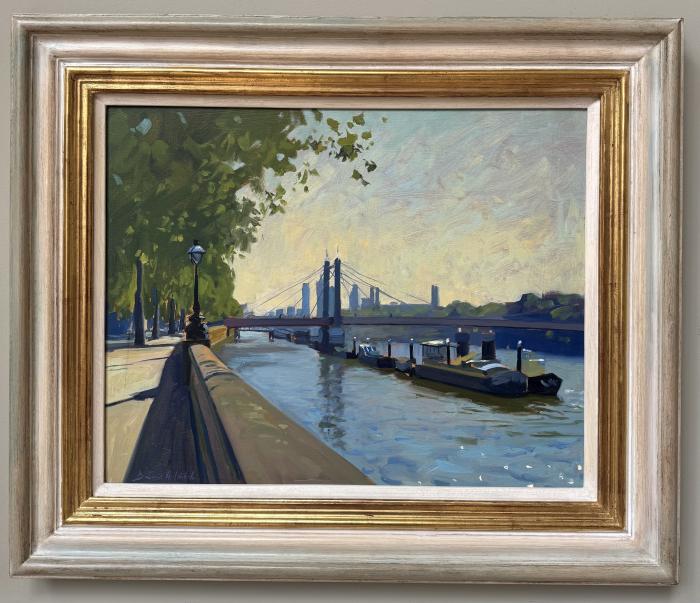 Spring morning light by the Albert Bridge